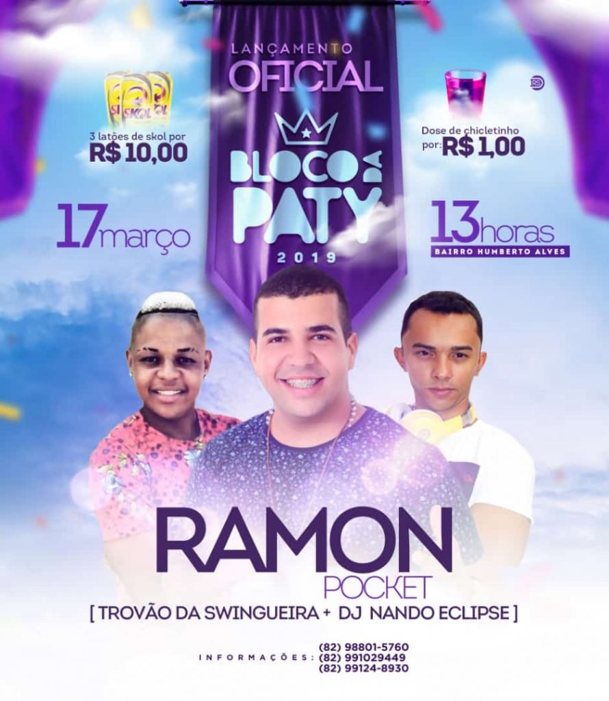 Bloco da Paty: lançamento leva folia a São Miguel dos Campos 1 Reprodução