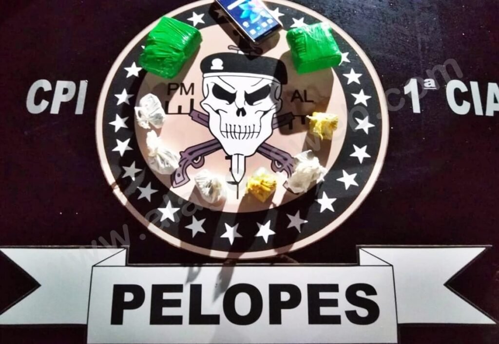 Pelopes da 1ª Cia prende dupla e apreende drogas no Hélio Jatobá em São Miguel dos Campos 1 1ª Cia/Ind