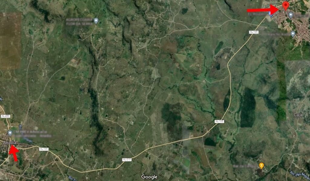 Reprodução Google Maps