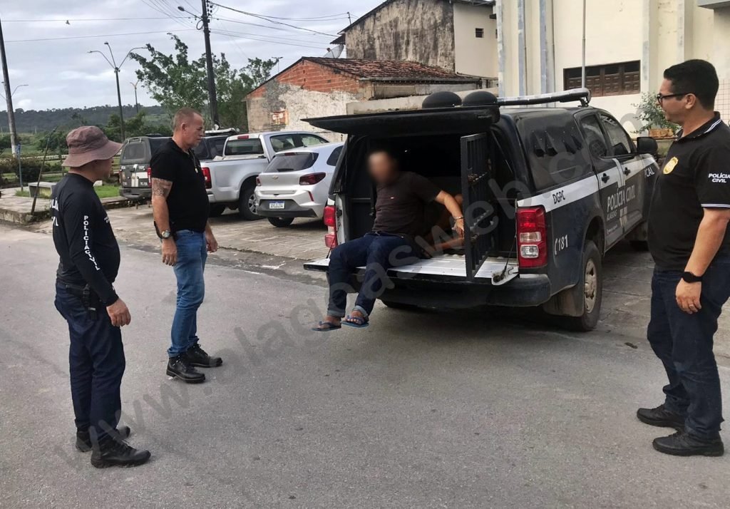 6ª DRP prende homem que matou porque vitima lhe negou R$ 2 em São Miguel dos Campos 1 AlagoasWeb/Cortesia 6ª DRP