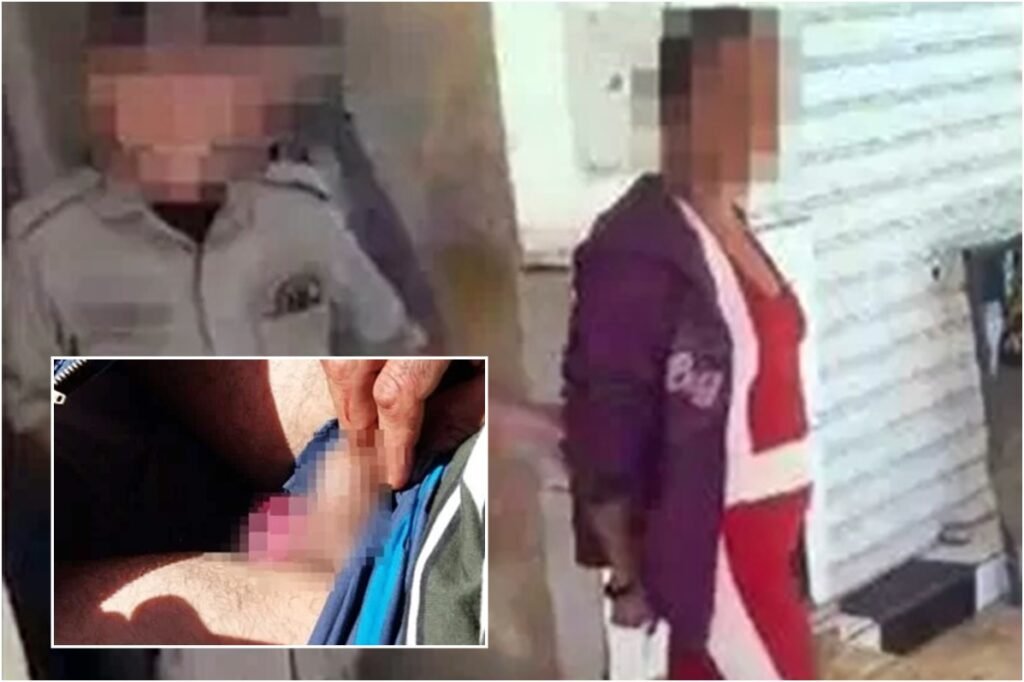 Esposa corta testículo de marido