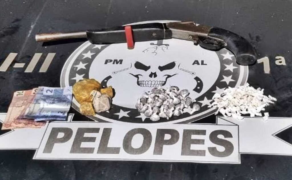 Homem é flagrado armado e com drogas em São Miguel dos Campos