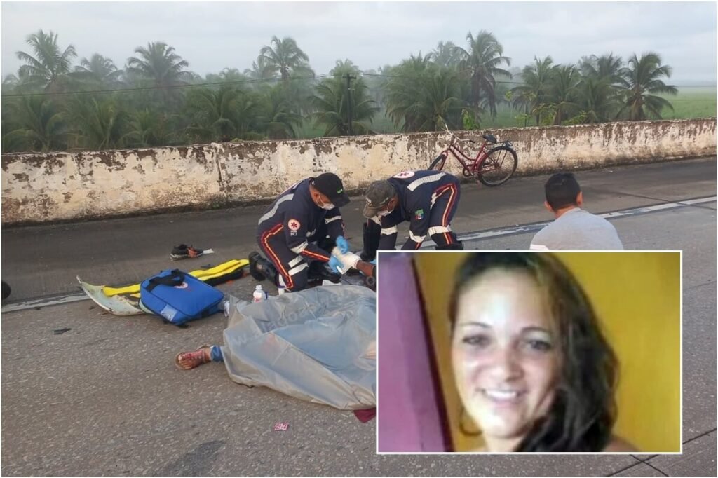 Mulher morre e marido é socorrido em estado grave após acidente na BR 101 em Teotônio Vilela