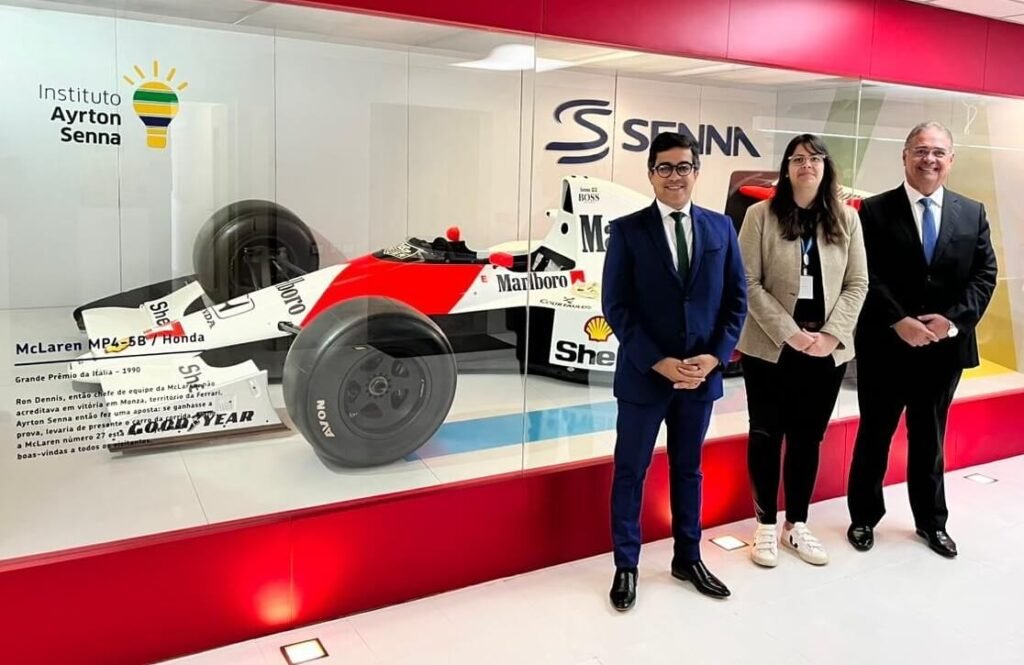 Prefeito George Clemente participa de reuniões no Instituto Ayrton Senna