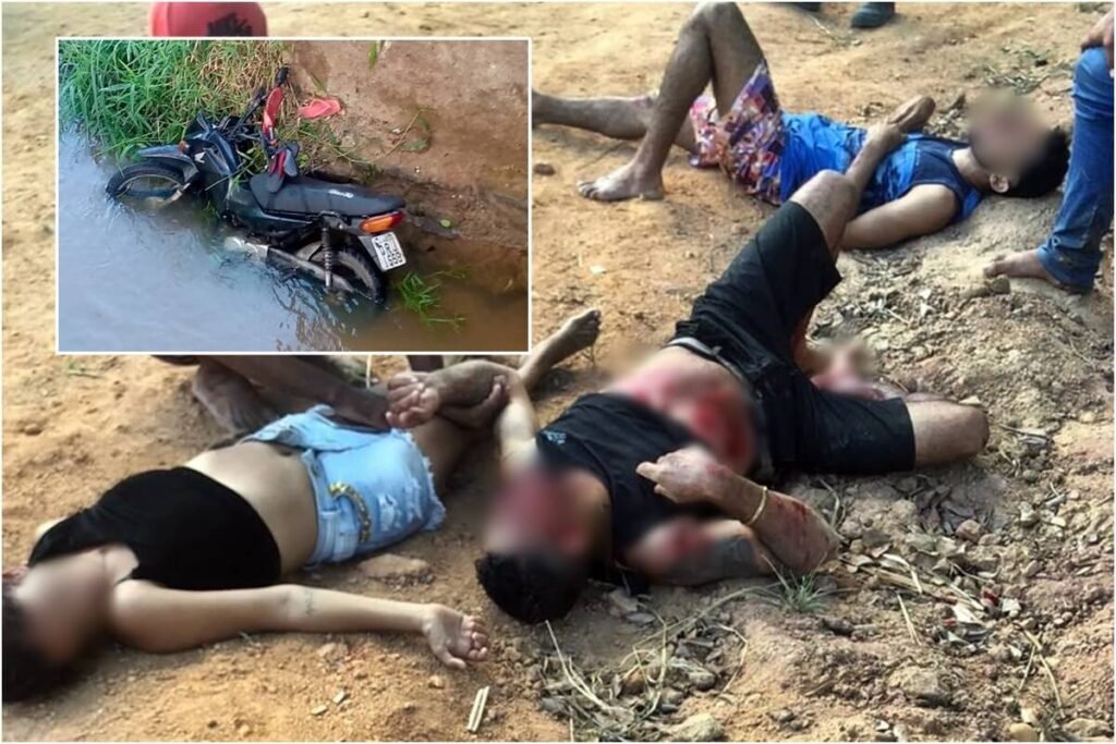 Acidente com moto deixa três pessoas feridas em Teotônio Vilela