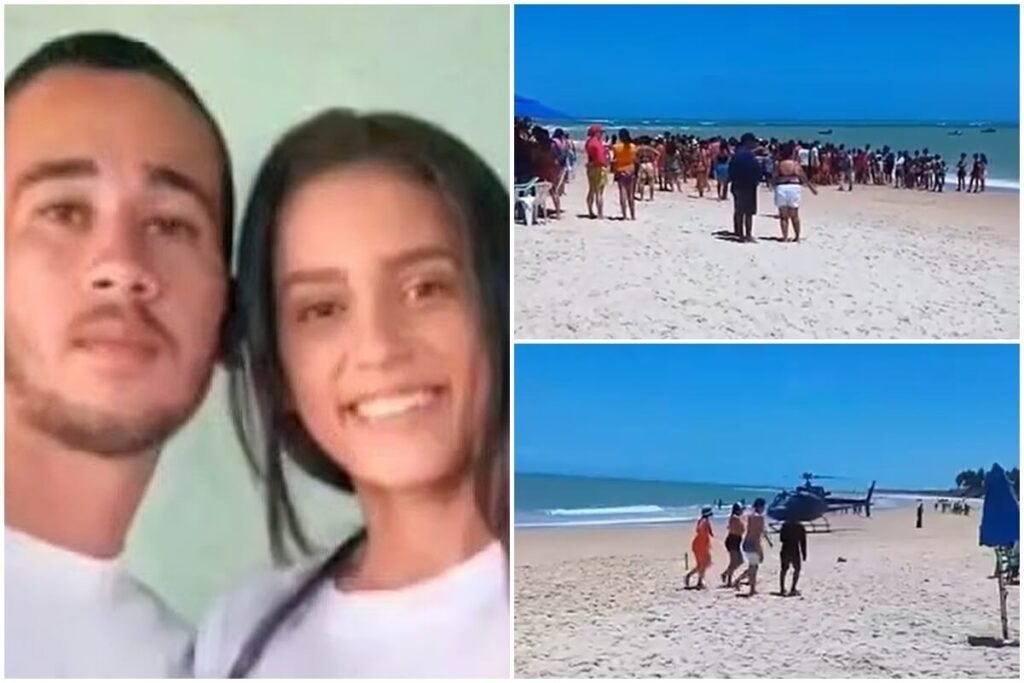 Casal vítima de afogamento morre na praia da Lagoa do Pau em Coruripe