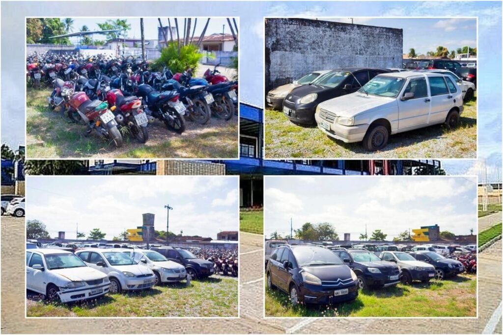 Detran realiza leilão com mais de 200 veículos