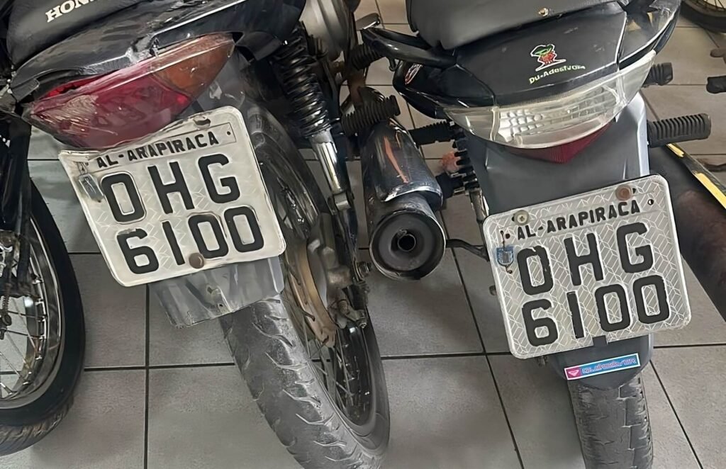 SMTT apreende motos clonadas em São Miguel dos Campos