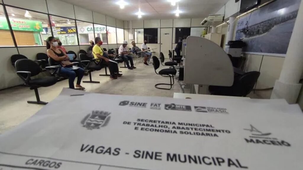 Vagas de empregos do Sine Maceió para esta semana