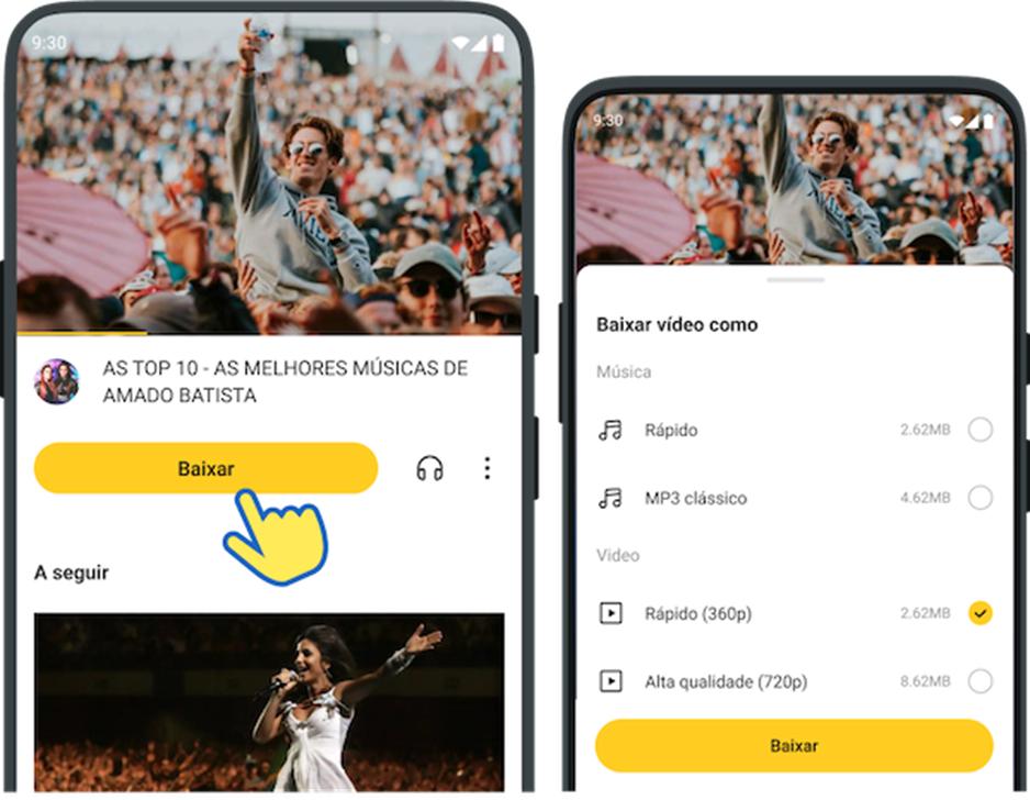 Snaptube Baixa Vídeos HD Grátis com um Clique