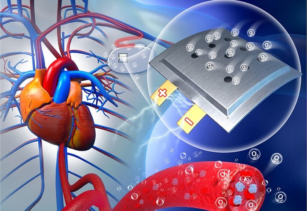 Bateria que recarrega com oxigênio do corpo também pode destruir tumores