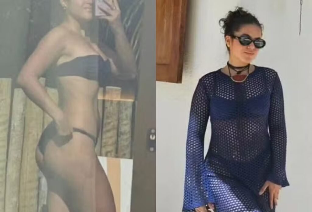 Maisa ostenta beleza em fotos de biquíni em São Miguel dos Milagres