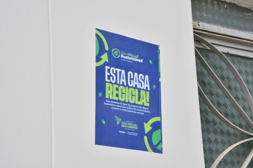 Projeto São Miguel Sustentável Coleta Seletiva foi implantado em São Miguel dos Campos
