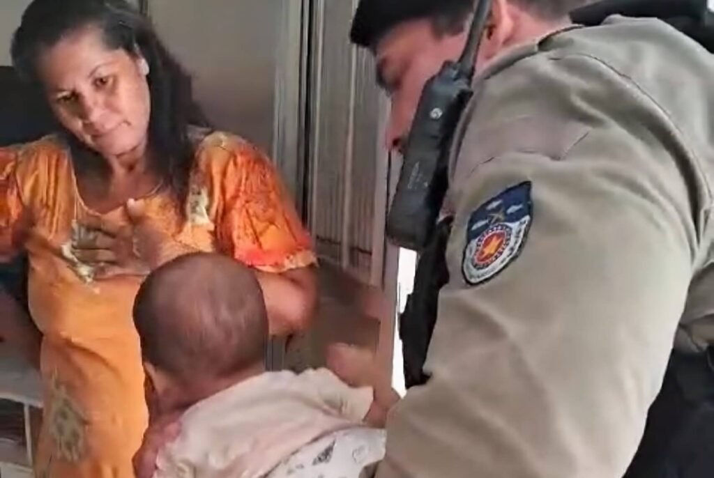 Militares da 3ª Cia salvam bebê engasgado no interior