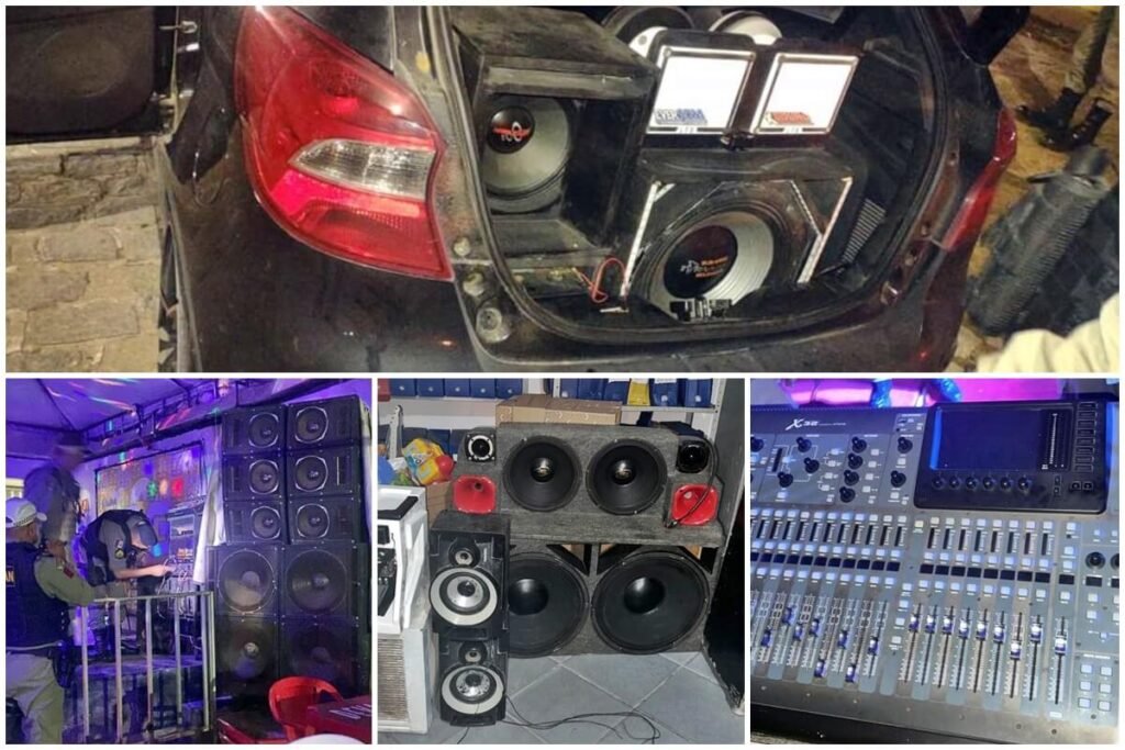 Polícia Militar apreende 13 equipamentos de som durante o final de semana