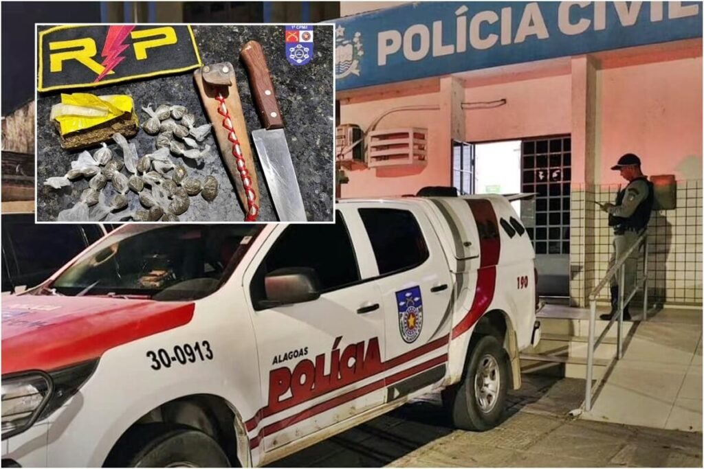 Radio Patrulha da 1ª Cia prende homem por tentativa de homicídio na AL-220