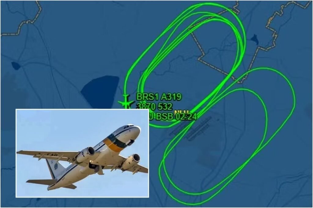 Avião com presidente Lula sofre pane e fica voando por mais de de 4h