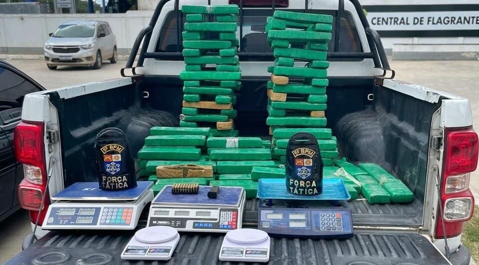 Operação apreende 100 kg de drogas em Marechal Deodoro