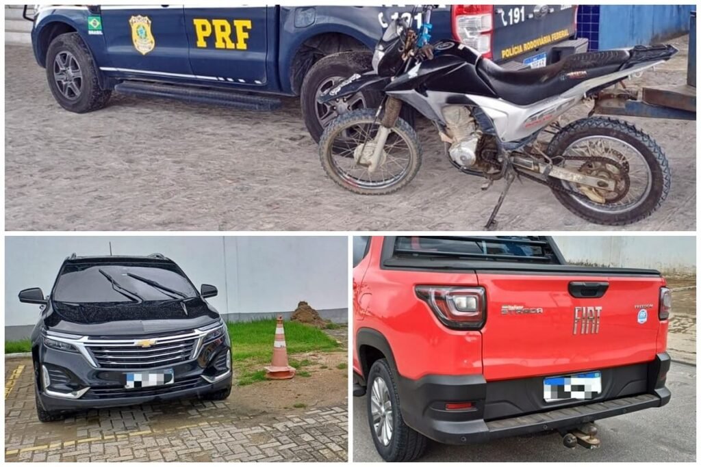 PRF recuperou três veículos em menos de 3 horas em Alagoas