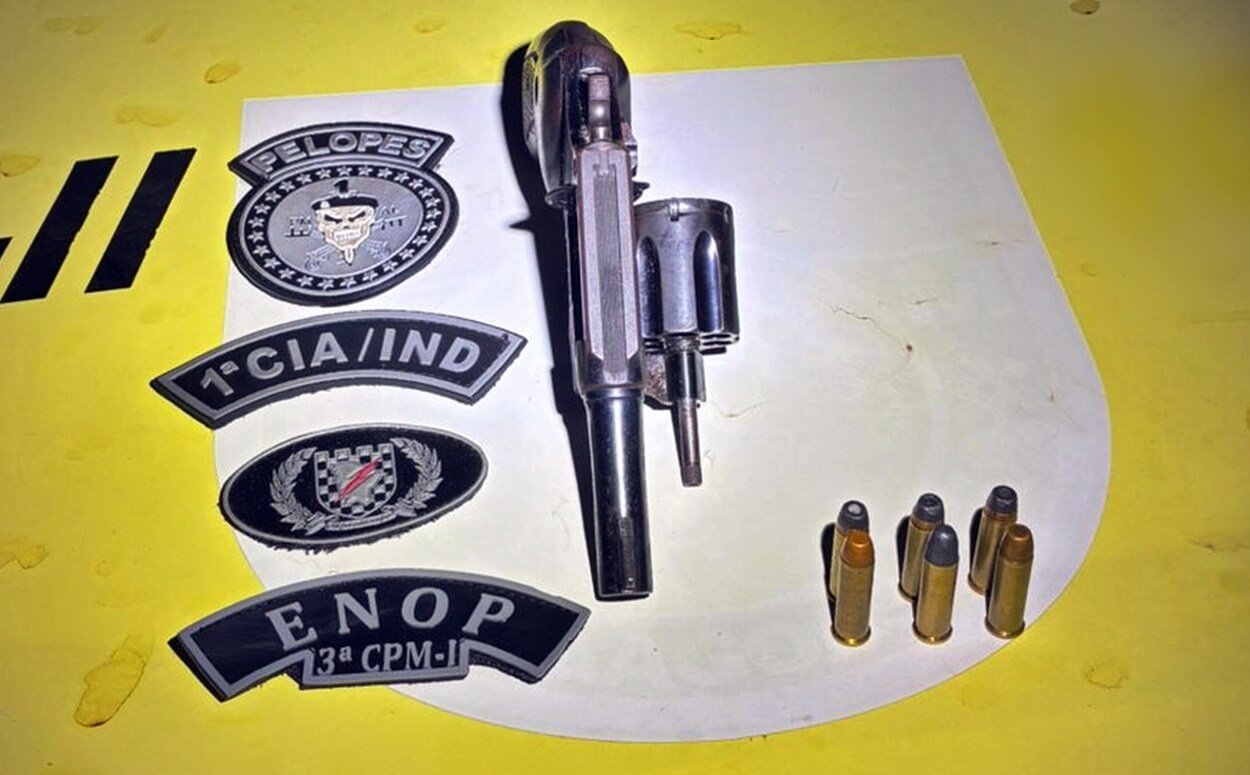 1ª Cia tira mais uma arma de fogo das ruas em São Miguel dos Campos