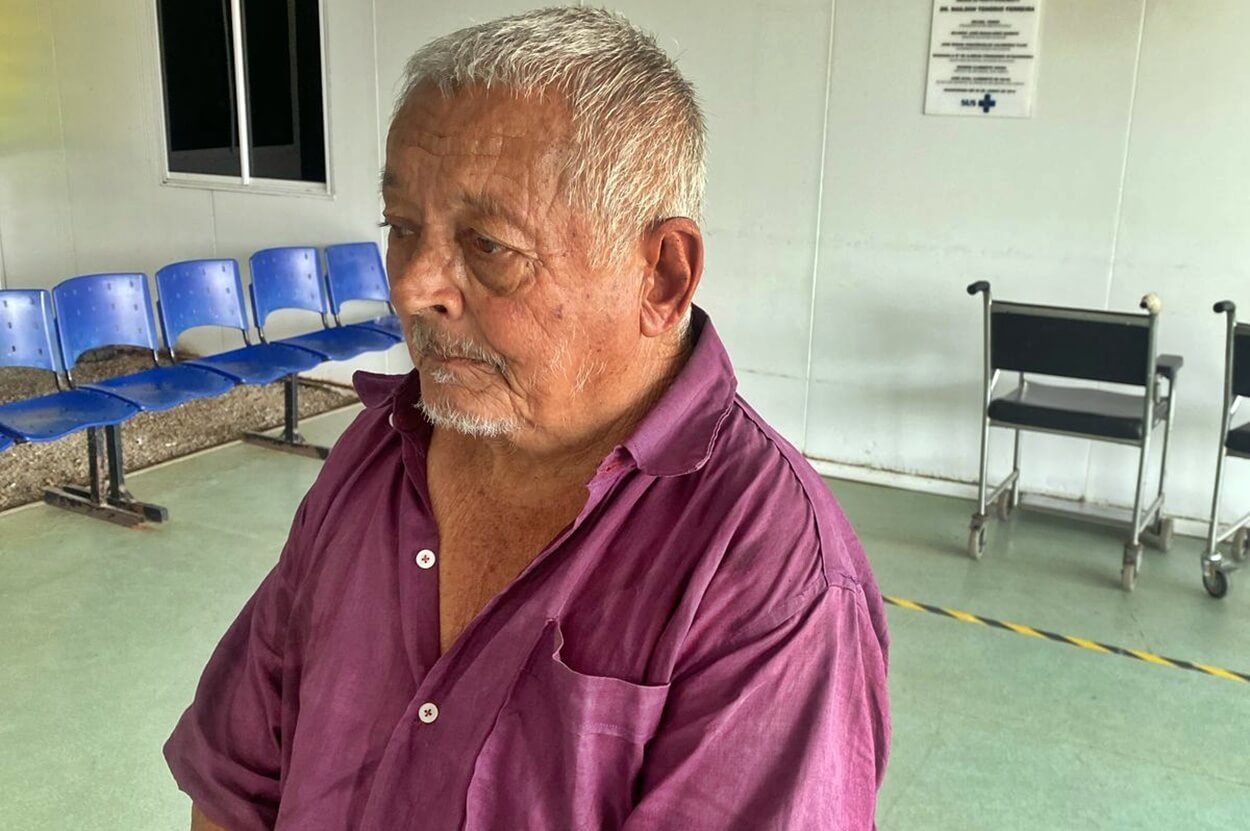Idoso de 76 anos é socorrido após acidente na AL-420 em São Miguel dos Campos