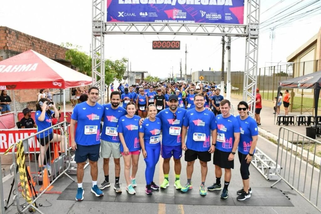 OAB Alagoas realiza primeira etapa do Circuito de Corrida da Advocacia em São Miguel dos Campos