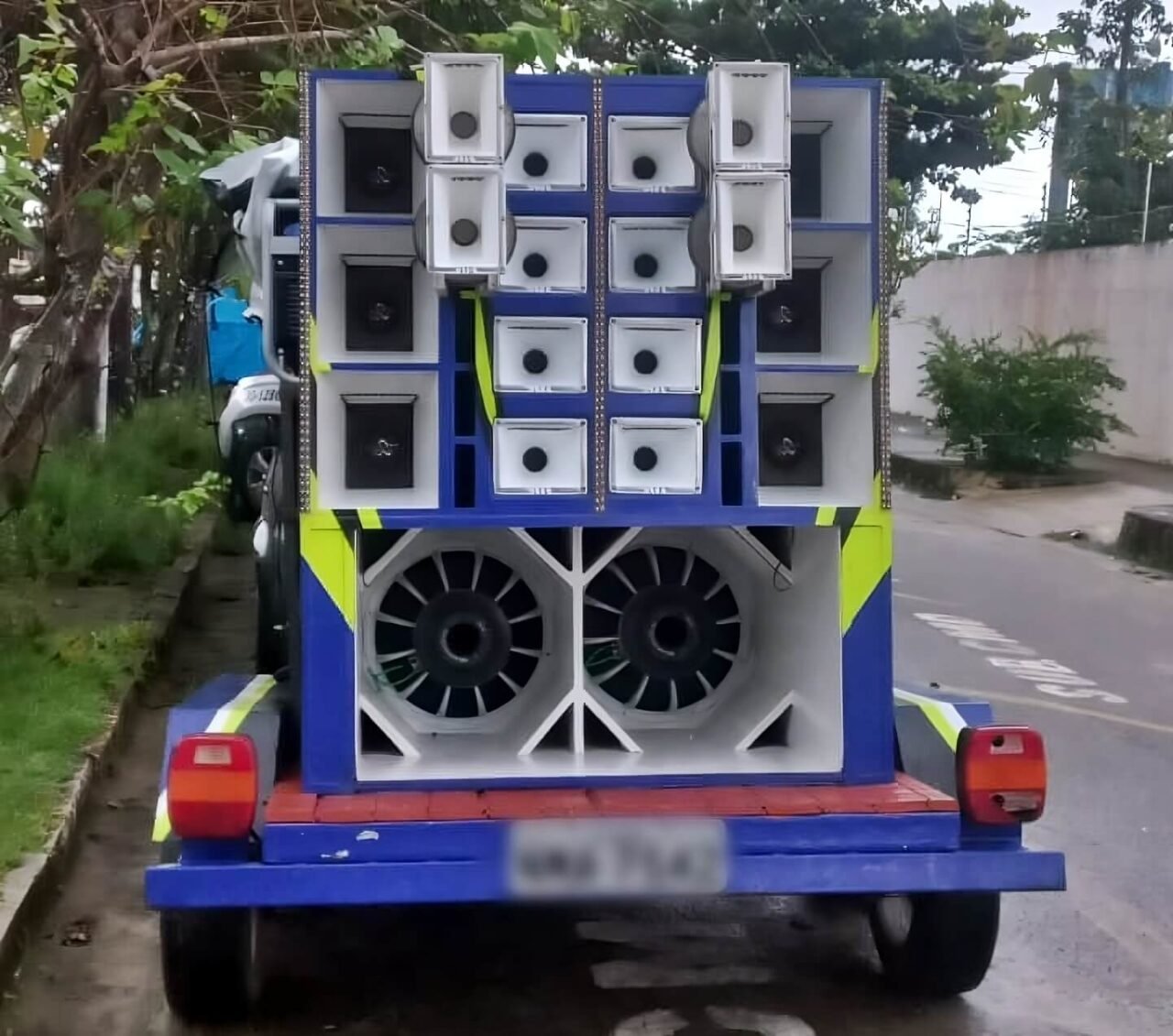 Paredão de som é apreendido após perturbação e resistência do proprietário em Campo Alegre