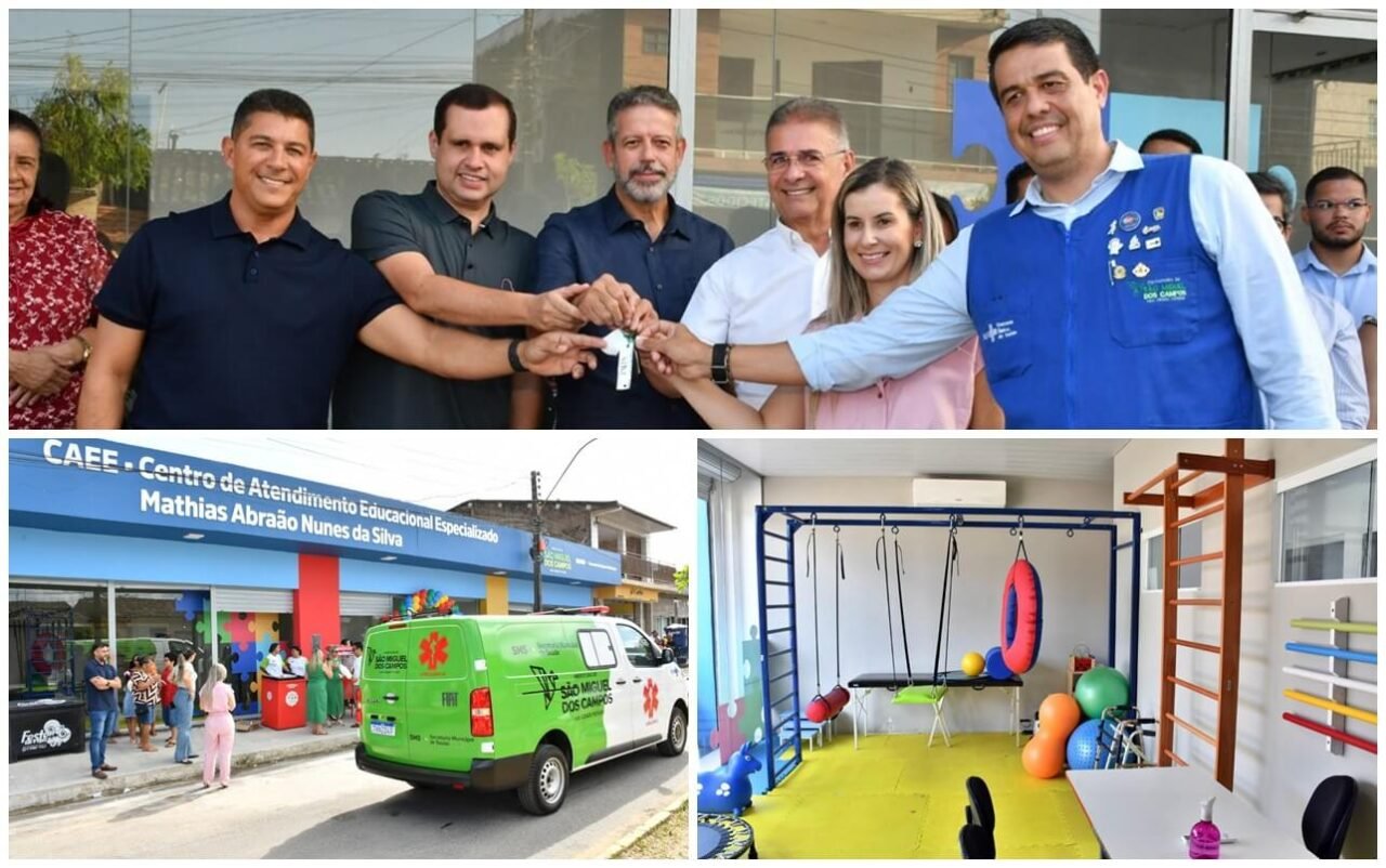 São Miguel dos Campos celebra inauguração do novo CAEE e entrega de ambulância