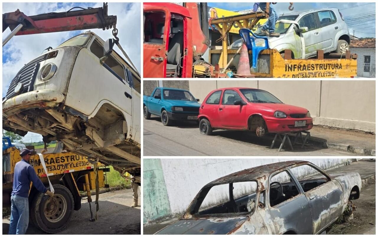 SMTT retoma operação e remove veículos abandonados em vias públicas em São Miguel dos Campos