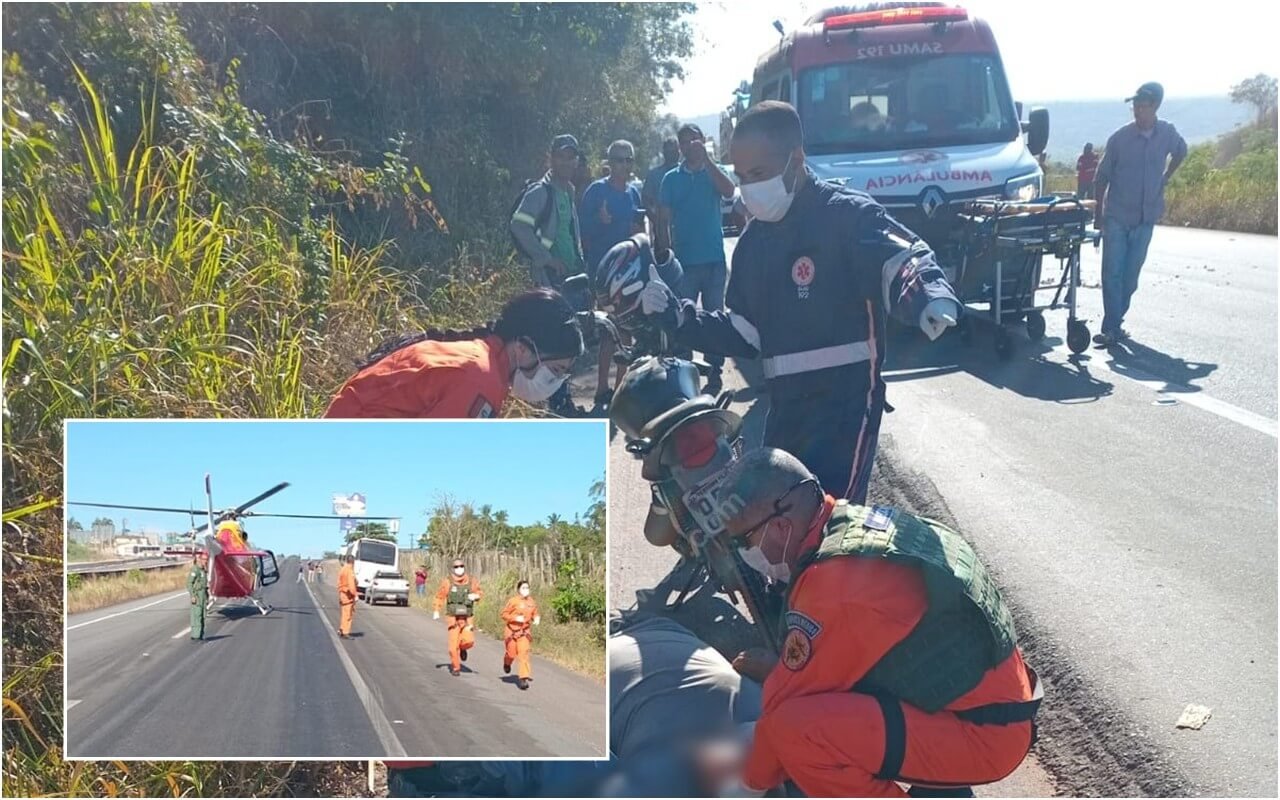 Motociclista morre após colidir na traseira de carreta na BR-101, em Teotônio Vilela
