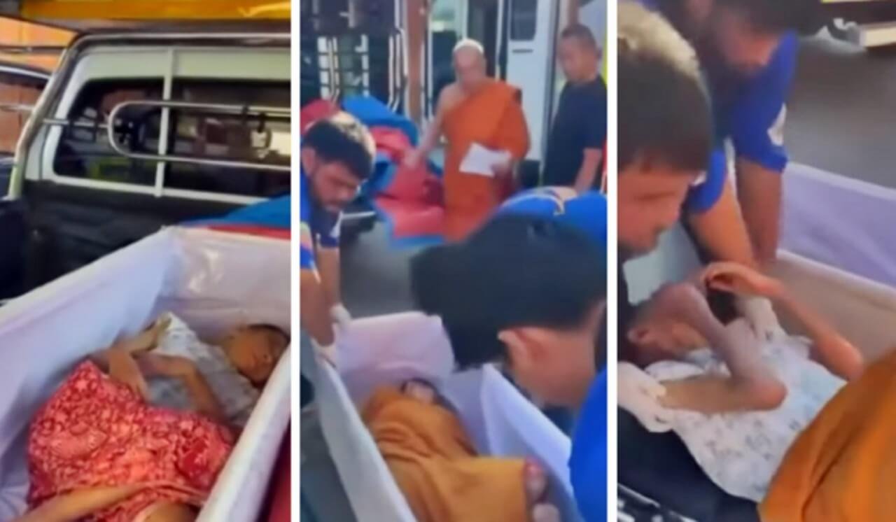 Mulher dada como morta acorda dentro de caixão antes de ser cremada