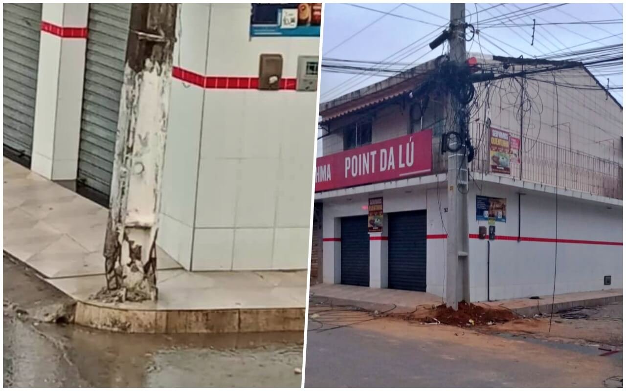 Após morte, mais um poste é substituído e moradores cobram retirada de estruturas danificadas